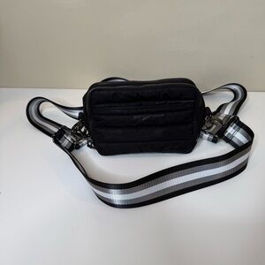 Think Royln Camera Bag Cameo Black quilted (Anthropology)